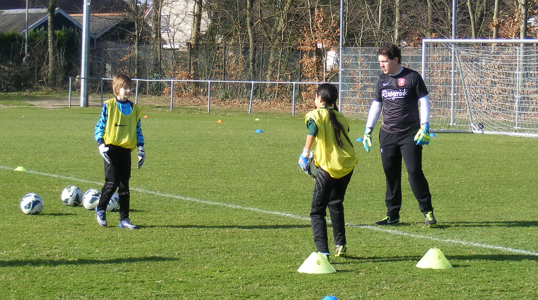 Speelsters BBC op Talentdag FC Twente